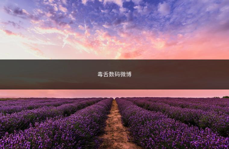 毒舌数码微博