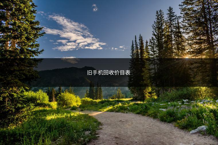 旧手机回收价目表