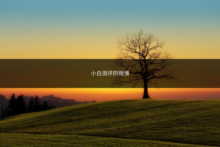 小白测评的微博