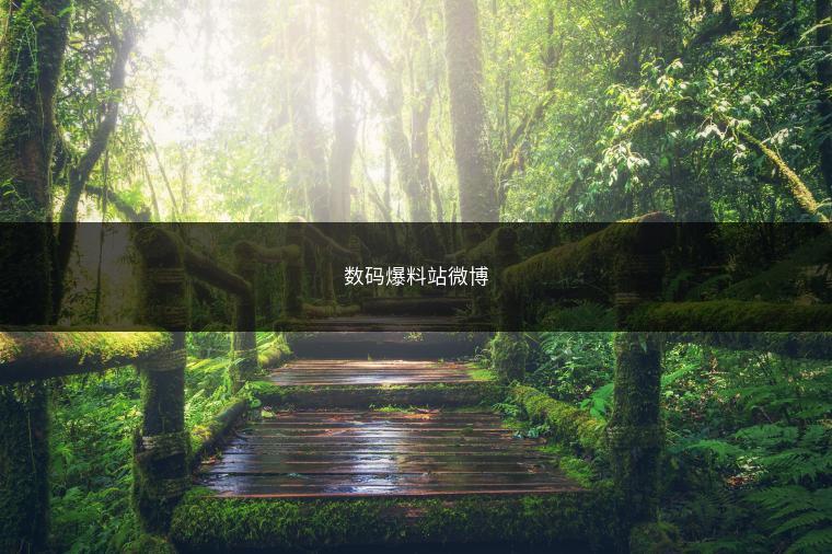 数码爆料站微博