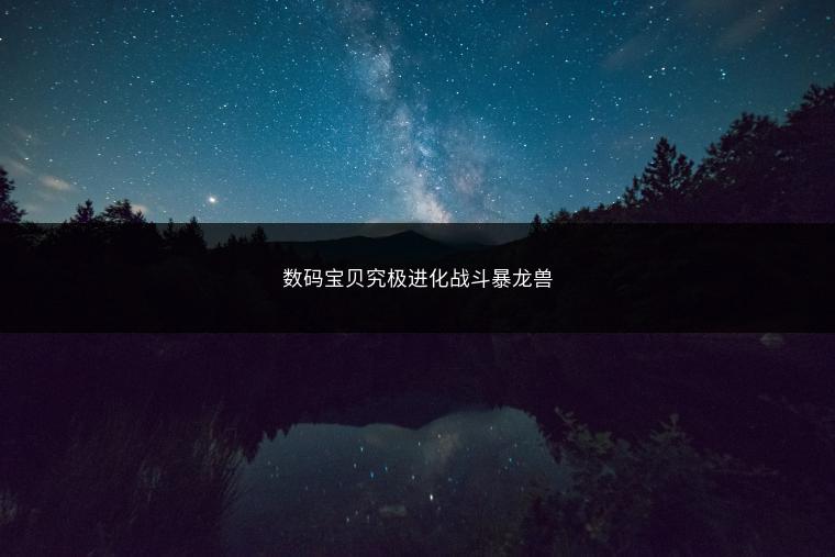 数码宝贝究极进化战斗暴龙兽