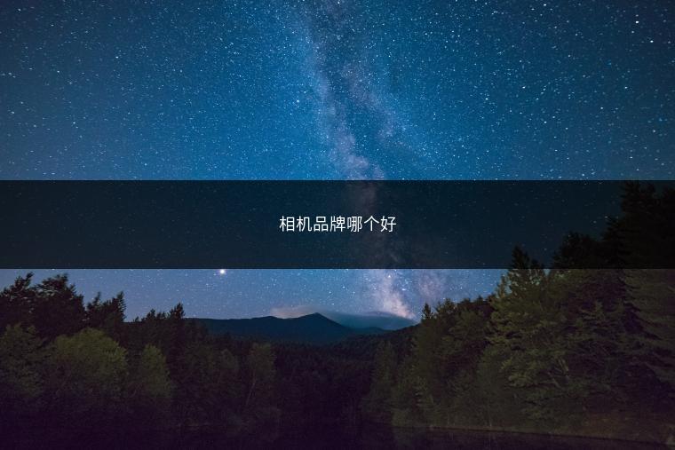 相机品牌哪个好