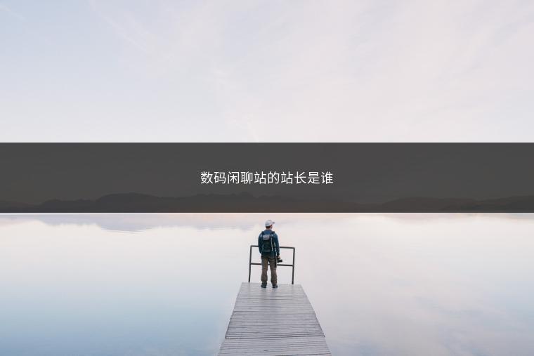 数码闲聊站的站长是谁