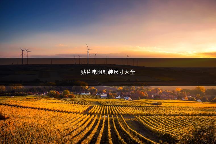 贴片电阻封装尺寸大全
