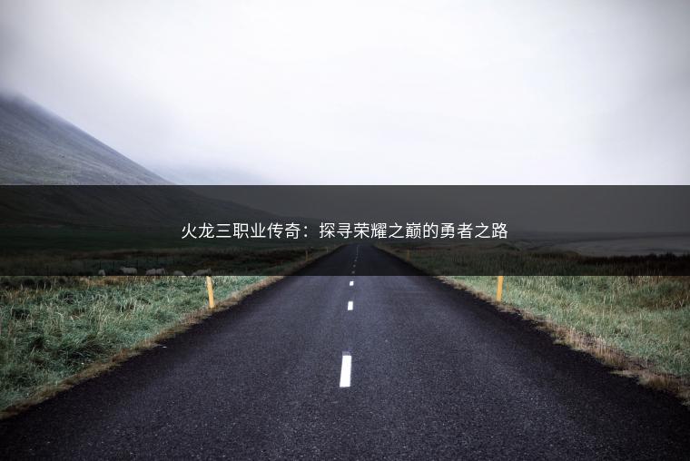 火龙三职业传奇：探寻荣耀之巅的勇者之路