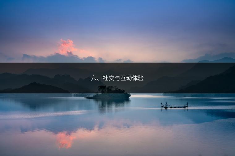 六、社交与互动体验