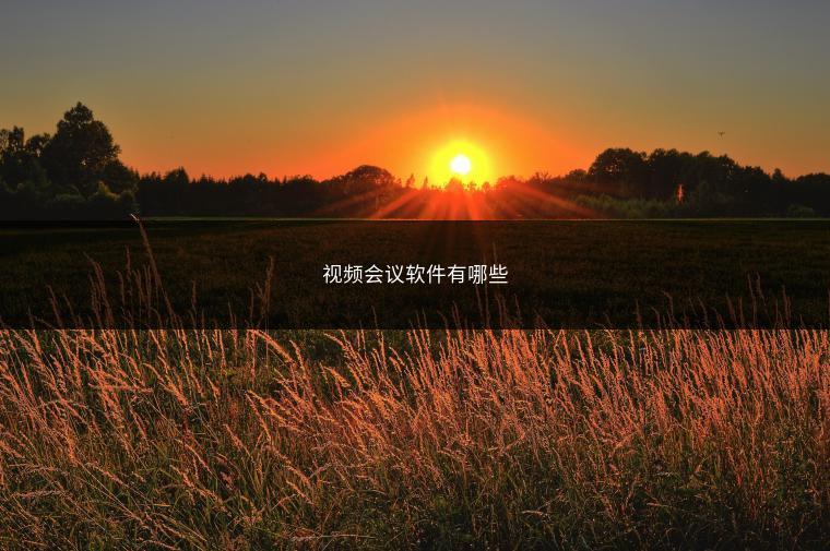 视频会议软件有哪些