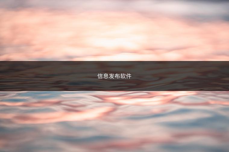 信息发布软件