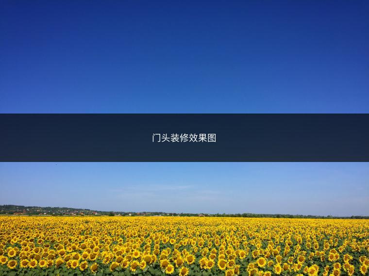 门头装修效果图