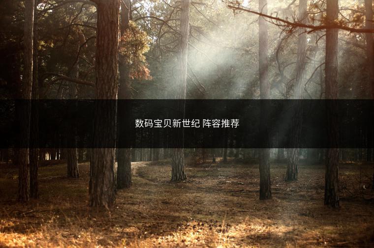 数码宝贝新世纪 阵容推荐