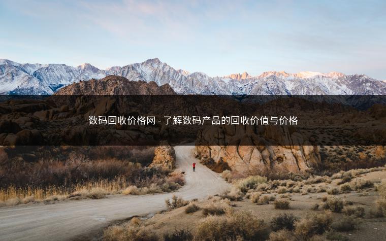 数码回收价格网 - 了解数码产品的回收价值与价格