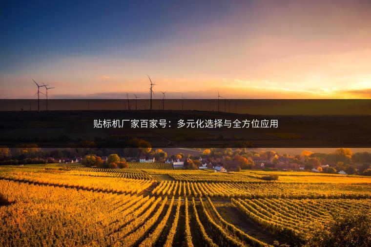 贴标机厂家百家号：多元化选择与全方位应用