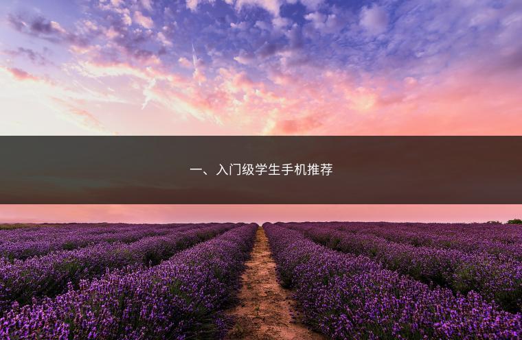 一、入门级学生手机推荐