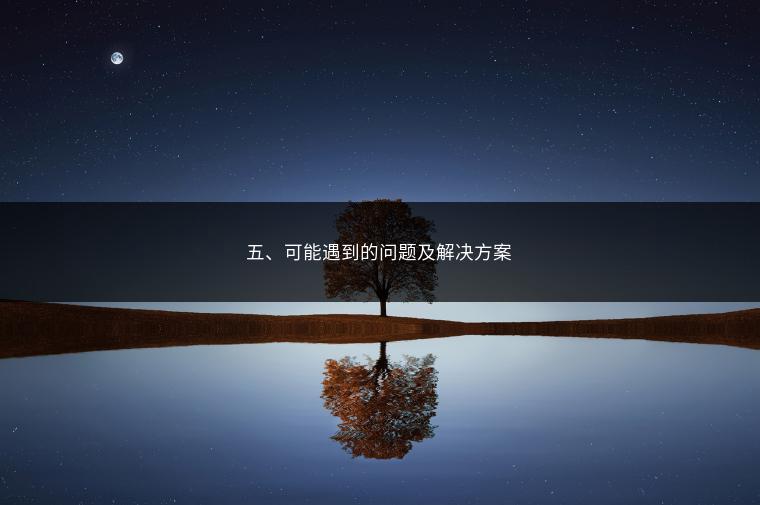 五、可能遇到的问题及解决方案